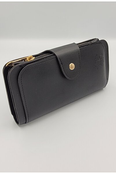 DAVID POLO Kırase Women's Multi-Compartment Large Size Quality Soft Wallet