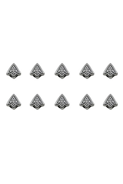 Selderesi 10 Adet Metal Tesbih Üçgeni - Tesbih Birleştirme Üçgen