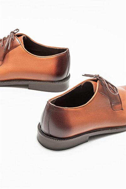 Elle Shoes Ανδρικά κλασικά παπούτσια Tan Δερμάτινα