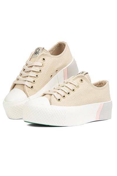 Benetton ®| BN-30941 - Beige - Women's Sneakers