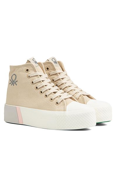 Benetton ®| BN-30938 - Beige - Women's Sneakers