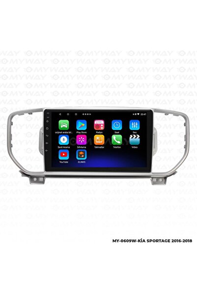 MYWAYY KİA SPORTAGE ANDROİD 12 MULTİMEDYA CARPLAY 2GB RAM+32GB HDD 2016-2018 ...
