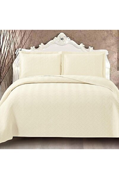 Royal Home مجموعة أغطية سرير من سلسلة إسطنبول سيمتليز سوفت بيوجولو مكونة من 3 قطع