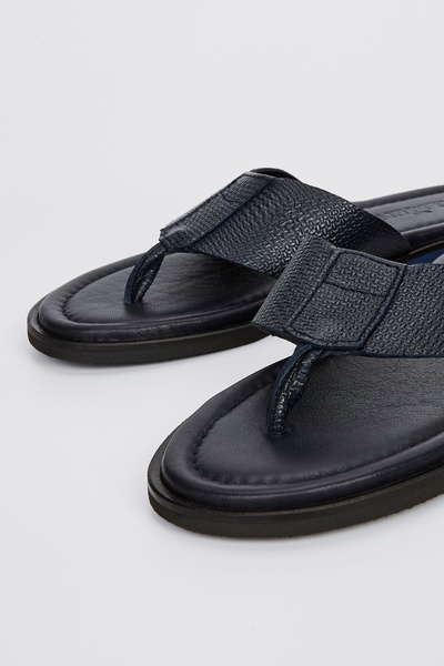 Valmenti Aletta Чоловічі сині шкіряні туфлі