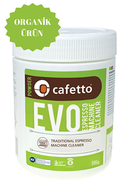 Cafetto EVO ORGANİK GELENEKSEL ESPRESSO KAHVE MAKİNESİ TEMİZLEYİCİSİ TOZ TEMİ...
