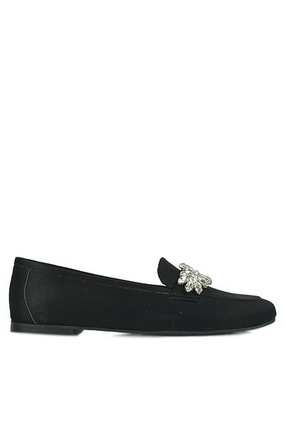 Fitbas 111026   008 Balerini de damă din piele intoarsa neagra mari si mici