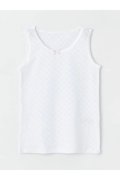 LC Waikiki LCW DREAM Bisiklet Yaka Basic Kız Çocuk Atlet 2'li