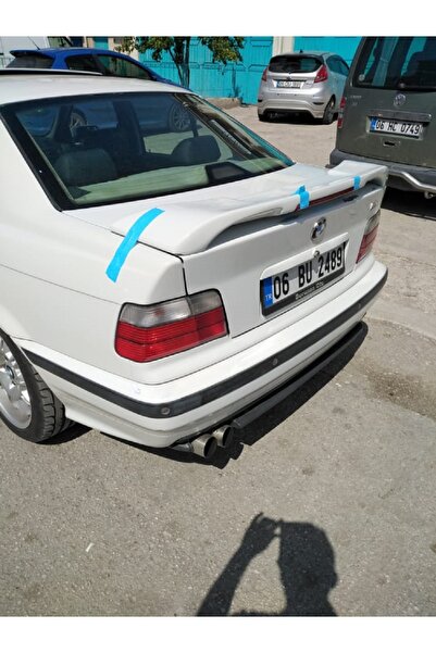 Fifty Tunning BMW E36 Uyumlu IŞIKSIZ ZENDER SPOİLER FİBERGLASS BOYASIZ