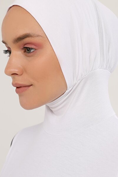 Altobeh Μηδενικό μανίκι γιακάς με μπονέ μισό σώμα λευκό