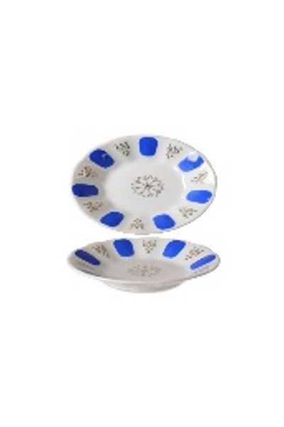 İpek Blue Non-gilding Tea Plate