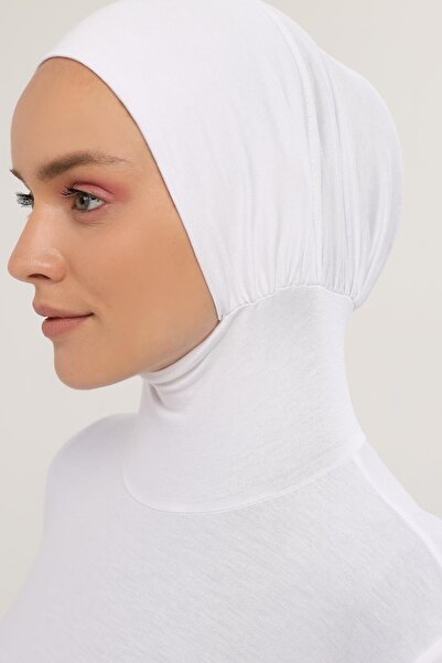 Altobeh Μακρυμάνικο γιακά Λαιμόκοψη Μπόνε Μισό Σώμα Λευκό