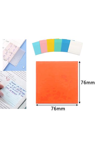 Limmy Transparent posit adhesive note paper pos it -Orange