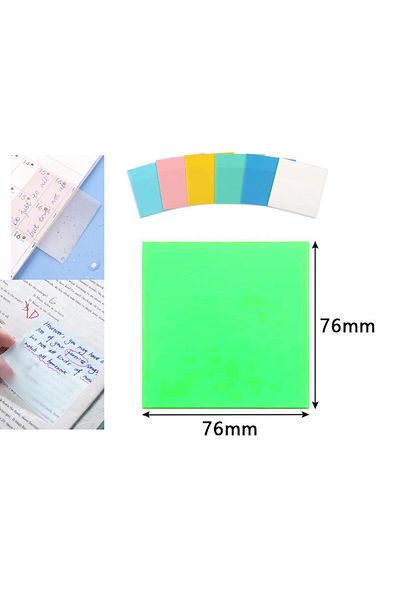 Limmy Transparent posit adhesive note paper pos it - Green