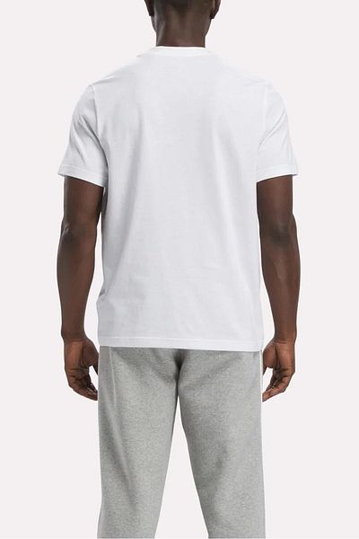 Reebok Reebok Identity Stacked L White Men's T-Shirt - 101528058