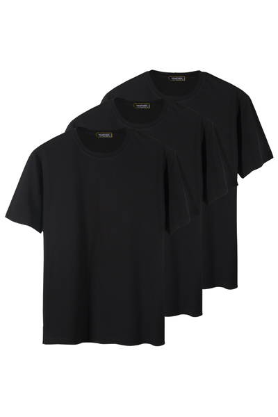 Terapi Men Pachet de 3 tricouri Basic Black Oversize