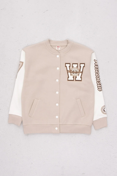 DMB BOYS & GIRLS 4-14 Years Thick Girl's College Jacket