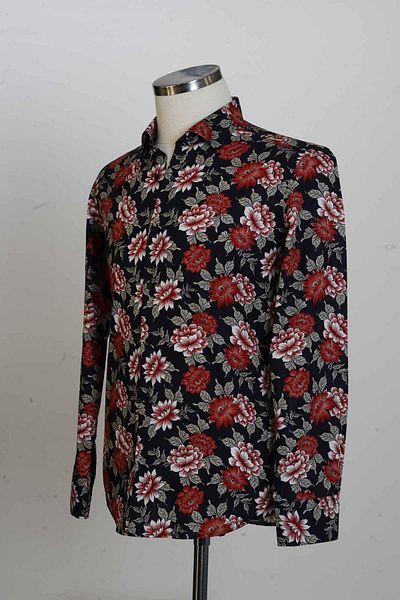 Paul Martin Canadian 100% Cotton Patterned Printed Digital Men's Shirt PM3417R18