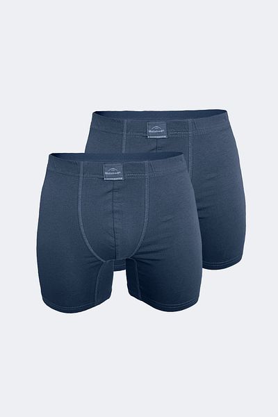 Malabadi Ανδρικό Smoked 2 Pack Cotton Elastane Long Boxer 073