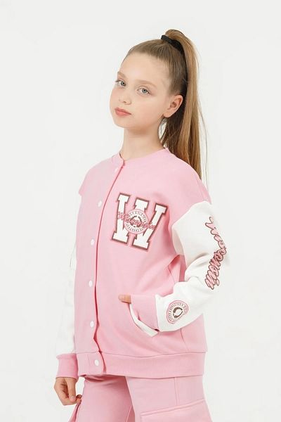 DMB BOYS & GIRLS Cardigan pentru colegiu cu mâneci lungi pentru fete 4-14 ani