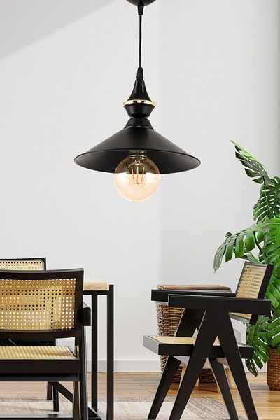 DEDE SINGLE UFO PENDANT LIGHT CHANDELIER WITH JAPANESE HAT