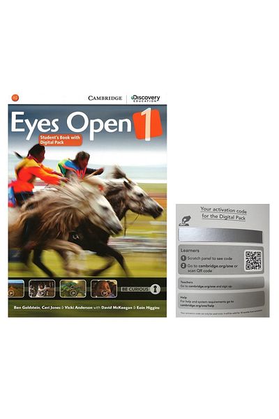 Cambridge University Press Cambridge Eyes Open Level 1 - Student's Book and Digital Package Bookmark Gift