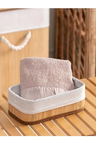 MEHAY HOME Bamboo Multi-Purpose Storage Box Organizer Large Size Organizer Brown 33x23x12 Cm