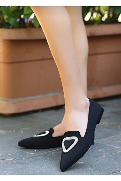 ALGİY MODA Елегантни балерини за всеки ден с триъгълни камъни