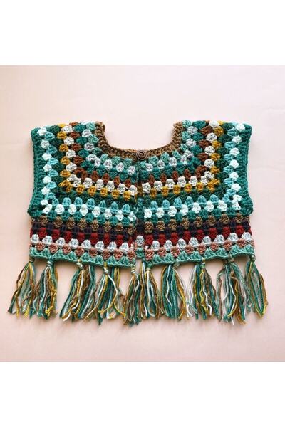 The Cloudish Shop Kız Bebek Çocuk Bolero Yelek