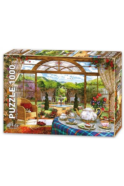 Star Puzzle 1000 Piece Winter Garden Puzzle