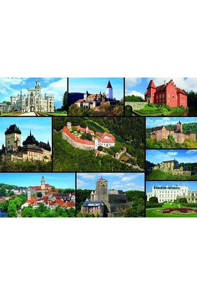 Dino Puzzle Castles, Dino 1000 Piece Puzzle