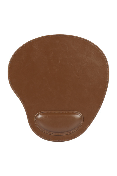 OttoAngelino Mousepad din piele ovală Londo - Suport pentru încheietura mâinii - Burete relaxant