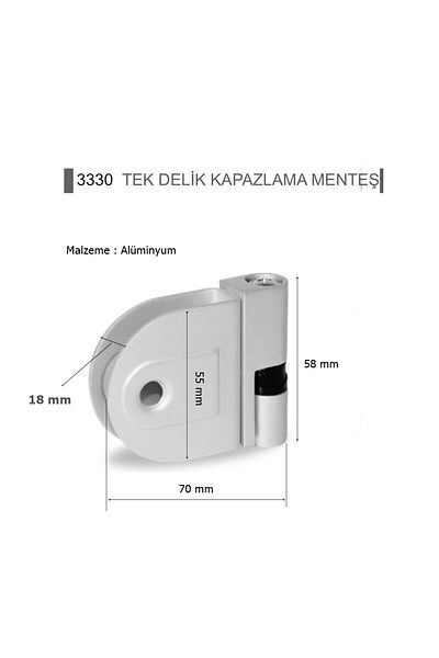 EYM Cabinet Covering Door Hinge Removal for Wet Volume 18 mm Chipboard.