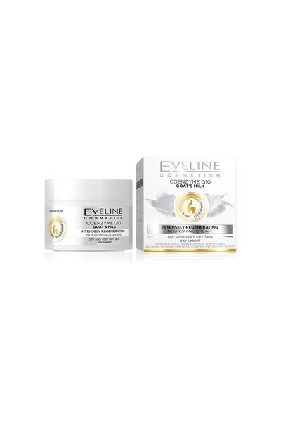 Eveline Cosmetics Q10 & Keçi Sütü Kuru Cilt Yenileyici ve Besleyici Krem