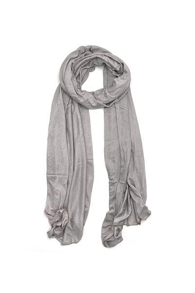 nazipek Cotton Lycra Combed Cotton High Quality Shawl 200x75cm Knitted Shawl Smoked