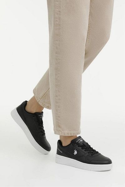 U.S. Polo Assn. US Polo AssnLEE WMN 3PR Black Unisex Sneaker