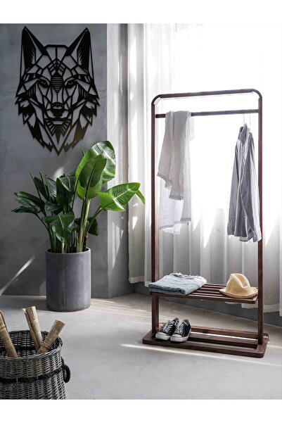 Genel Markalar Duvar Dekorasyonu Mdf Kurt Tablosu 58x41cm