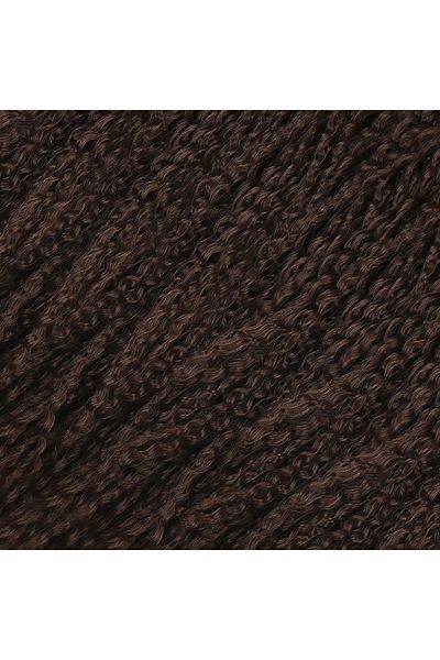KONAK PERUK Brown Brazilian Afro Wave Hair