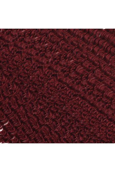 KONAK PERUK Red Russian Afro Wave Hair
