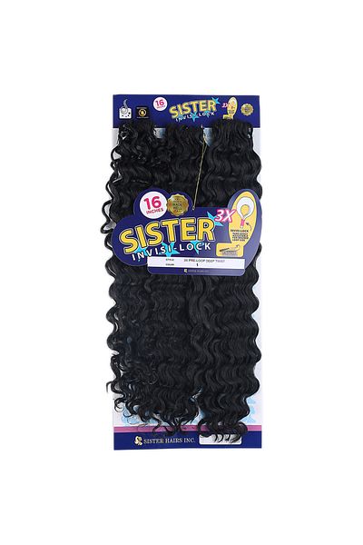 KONAK PERUK Hair-Black Sister Afro Wave 1