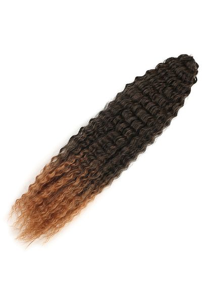 KONAK PERUK Brazilian Afro Wave Black/Copper Ombreli Hair