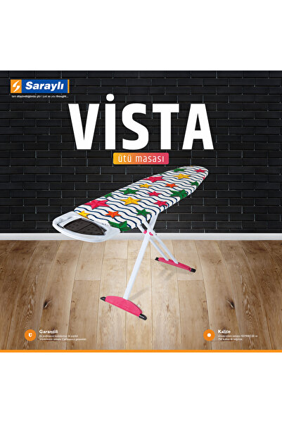 Saraylı Xxx Lady Vista Ütü Masası Monoblok Tabla 149x42x90 Cm