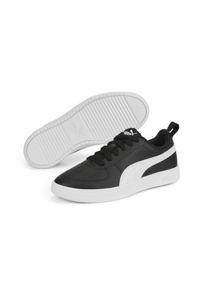 Puma Unisex Sneaker - Puma Rickie Jr Puma Μαύρο-Puma Λευκό - 38431111