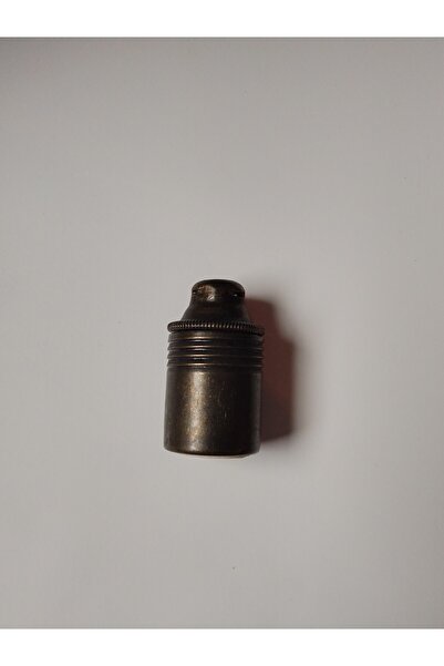 Öz-bal E14 Düz Eskitme Metal Porselen Duy 10'lu paket