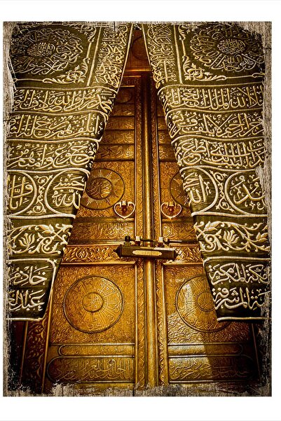 Genel Markalar Ahşap Tablo Kabe Kapısı Ve Örtüsü