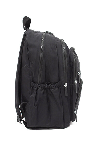 KAFF Young 17305 Black Women's Laptop Backpack - Multi Pockets and Compartments