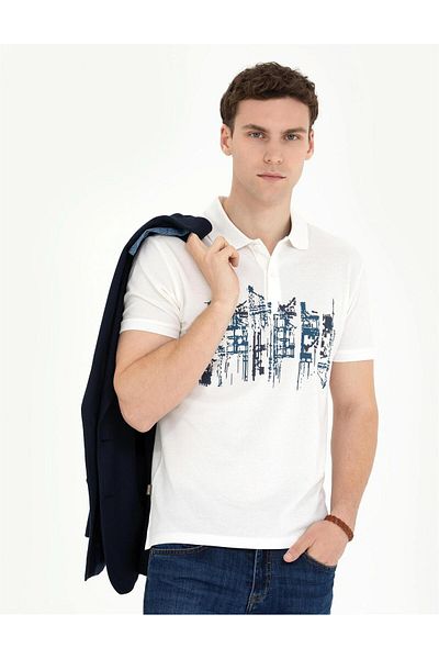 Pierre Cardin T-Shirt Polo Neck Slim Fit