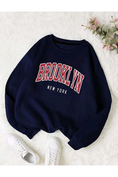 FAVORİST Μπλούζα με στάμπα Brooklyn (Crew Neck) Unisex Cotton Special Series