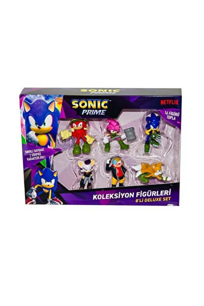 scntoys Sonic 8li Figür Set Asortili 2 Nadir Ürün Şansı OYUNCAK SONİC FİGÜR S...
