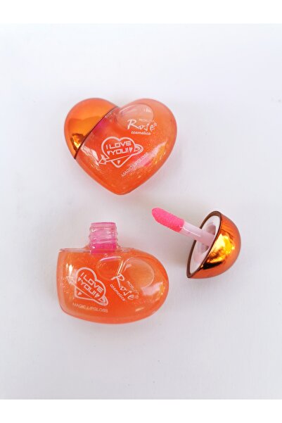 Roesıa Rose Cosmetics Rose I Love You Simli, Kalp Şekilli, Sihirli Dudak Parl...