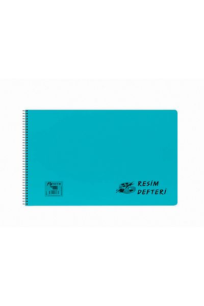 FLY COLOR دفتر صور حلزوني 25*35 سم 25 ورقة غطاء بلاستيكي متوسط الحجم